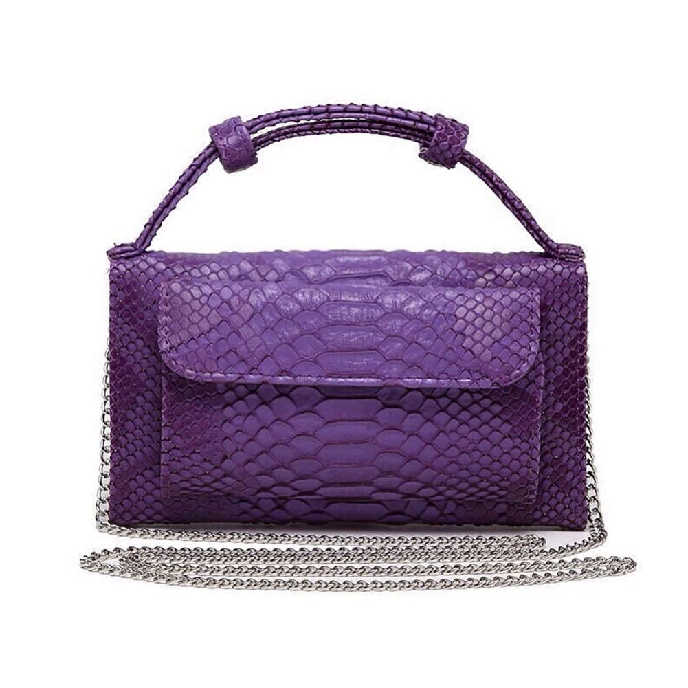 

cartera mujer Genuine Leather Women's WalletFemale Chain Shoulder Hand Bag Luxury Designer Crocodile Tote Messenger Wallet Bags