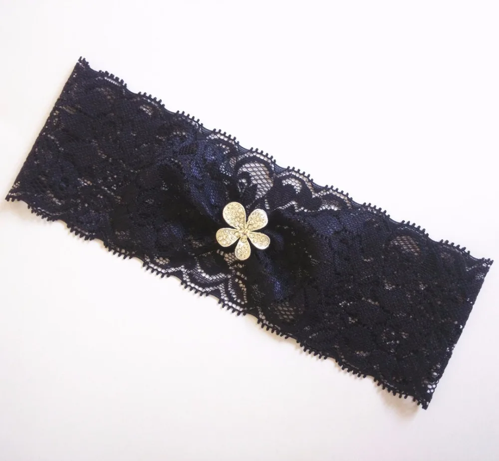 1pcs Hot Sexy Vintage Navy Bridal Wedding Garter Toss Garter Stretch Lace with Rhinestone Flower 6.2cm width 1pcs Hot Sexy Vintage Navy Bridal Wedding Garter Toss Garter Stretch Lace with Rhinestone Flower 6.2cm width