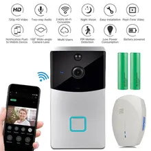 WiFi Smart Wireless Security DoorBell HD 720P Visual Intercom Recording Video Door Phone Remote Home Monitoring Night Vision цена WiFi Smart Wireless Security DoorBell HD 720P Visual Intercom Recording Video Door Phone Remote Home Monitoring Night Vision цены онлайн