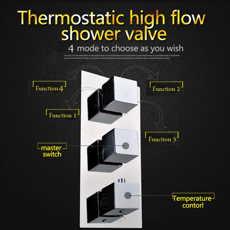 4 way mixer valve