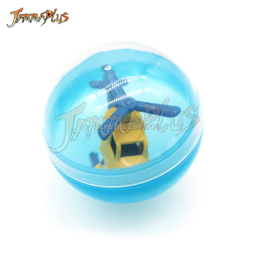 

45mm diameter plastic color balls capsules toys with inside mini dolls toys randomly mix for vending machine 50