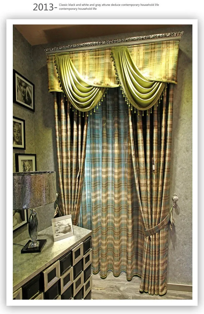 extreme quality the blind vivian rustic double faced print plaid