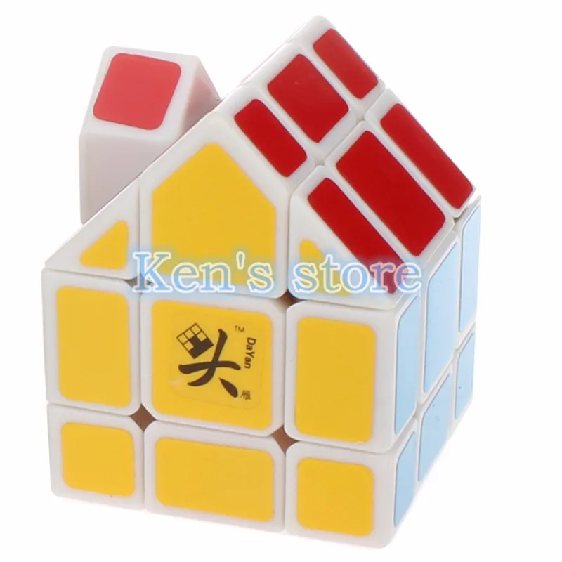 Dayan Bermuda House Puzzle Cube черно-белые ПВХ& матовые наклейки Cubo головоломки классические игрушки-Подарки