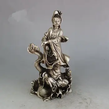

Collection Cupronickel Tibet silver Buddha furnishing articles guanyin Buddha