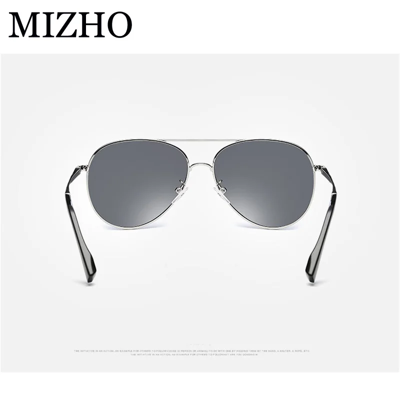 MIZHO Hot HD Visual Brand Elastic Support Sunglasses Men Polarized Aviador Alloy Vacuum Plating Strong UV Glasses Women Polaroid
