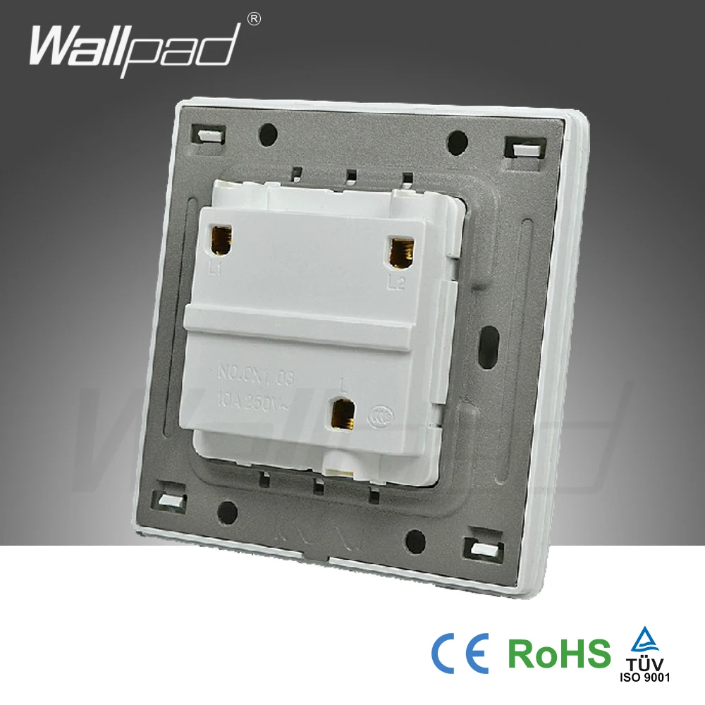 Настенный выключатель 2 Gang 1 Way Switch лидер продаж стеновые панели роскошный