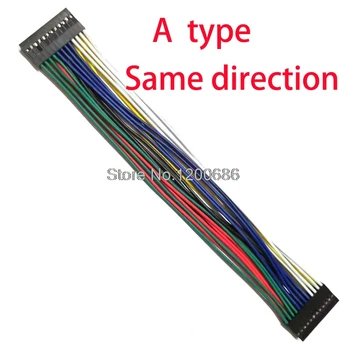 

1007 2X12P 24AWG Pure copper cable male to female to female electronic jumper DuPont 2.54mm wire cable 24 pin pitch 2.54mm