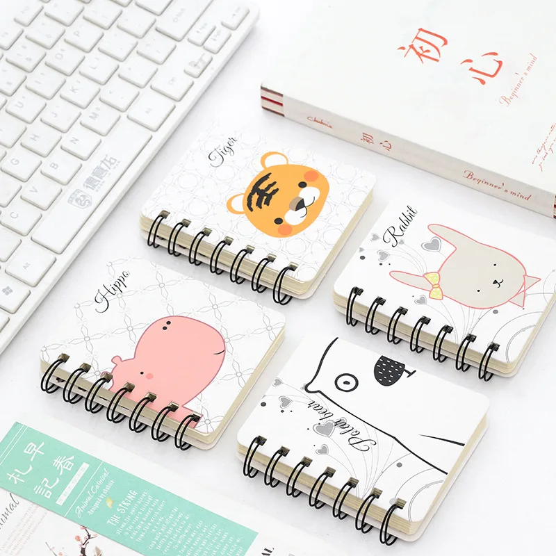 Милый мультяшный ежедневный блокнот для детей 80 страниц|notebooks for kids|coil notebookmini planner