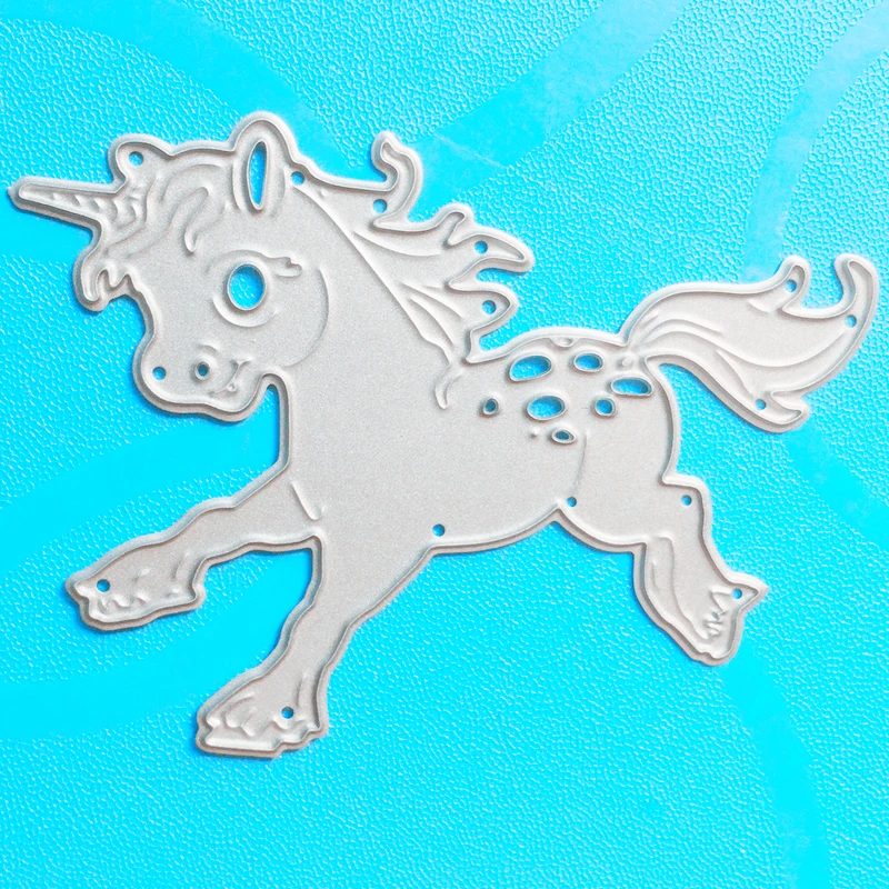 

YLCD858 Cute Horse Metal Cutting Dies For Scrapbooking Stencils DIY Album Cards Decoration Embossing Folder Die Cutter Sizzix