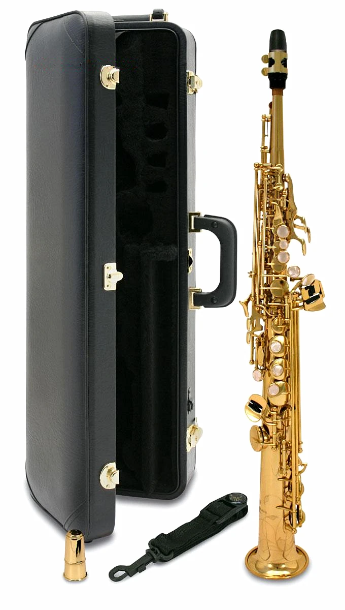 High quality 901 Soprano Saxophone one treble straight sax free shippingin Saxophone from