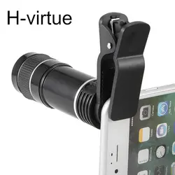 Универсальный зажим 20X зум телескоп мобильного телефона объектив телеобъектив внешний объектив для смартфонов для iPhoneXS XR 8 7 samsung huawei