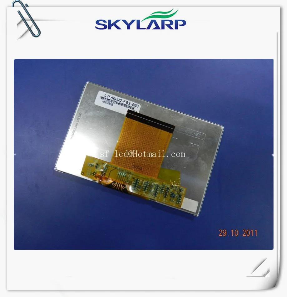 

Original LTE400WQ-F03 LCD display with touch screen GPS navigation LCD display screen panel free shipping
