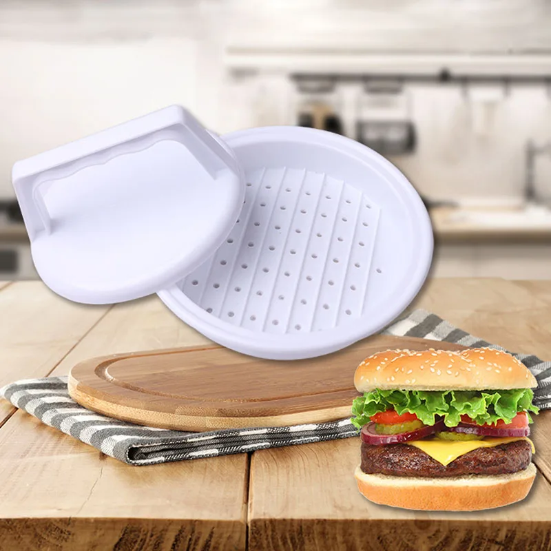 1 Набор DIY пресс-инструмент для мяса для гамбургеров пищевой пластик гамбургер пресс гамбургер кухня Производитель форма домашняя кухня гаджеты