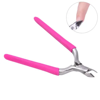 

1pc 11.5cm Stainless Steel Nail Cuticle Nipper Rainbow Clipper Scissor Dead Skin Remover Manicure Nail Art Tool