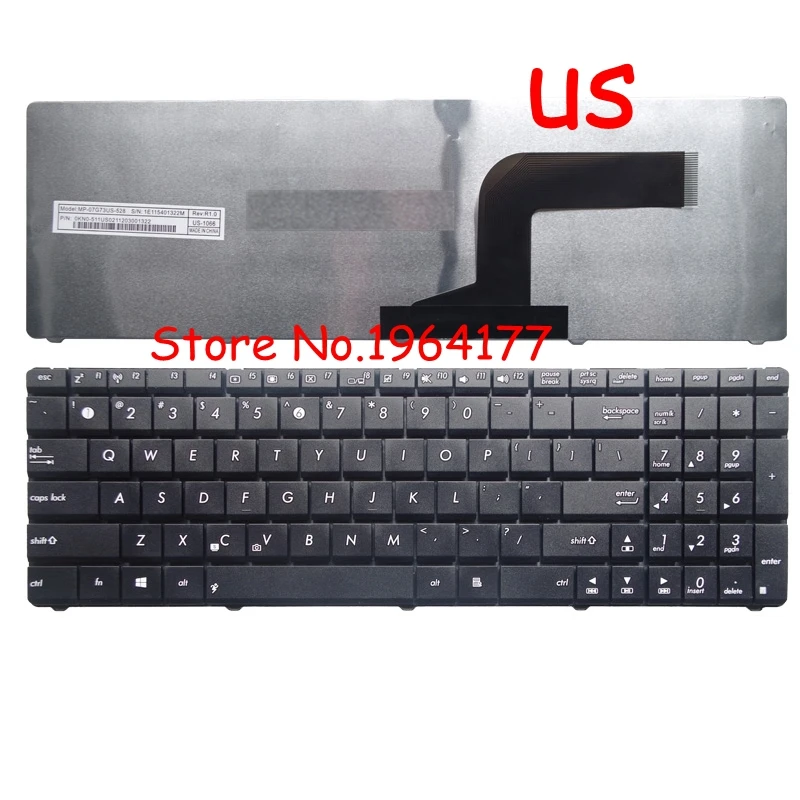 Новая английская клавиатура для ноутбука ASUS N53 N53DA N53Jf N53Jg N53Jl N53Jn N53Jq N53S N53SM N53SN N53SV