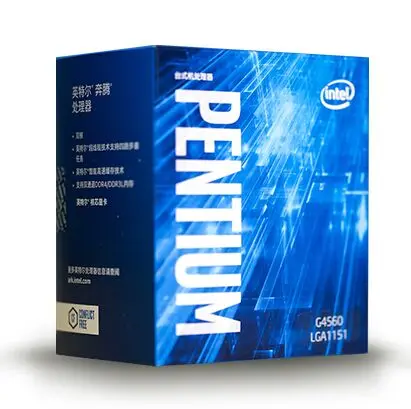 Процессор Intel Pentium G4560 3 Мб Кэш 3,50 ГГц LGA1151 двухъядерный Настольный ПК cpu G 4560 коробка verison с кулером