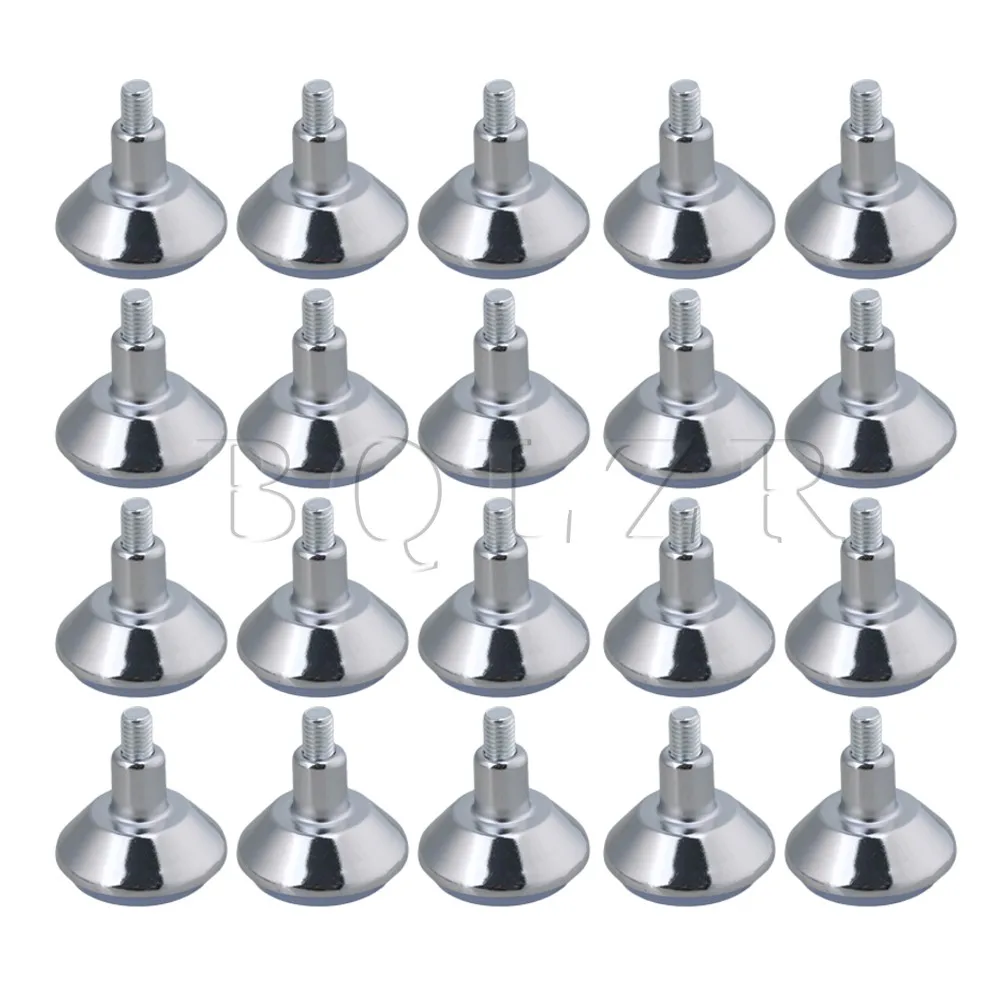 BQLZR 20 x Adjustable Screw in Glide Level Leveling Furniture Table Leg