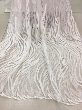 

embroidered tulle lace fabric with super quality velvet lace fabric ZH-8279 for party dress