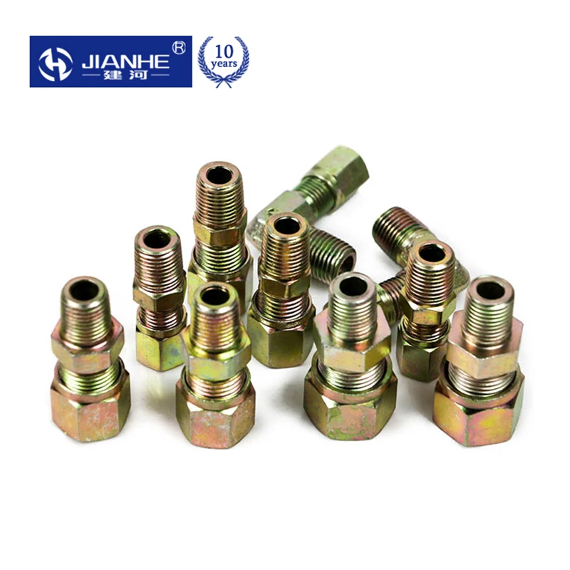 

10PCS 6mm/8mm/10mm Elbow fitting/pipe fittings forcentralized lubrication system/CNC machine centre