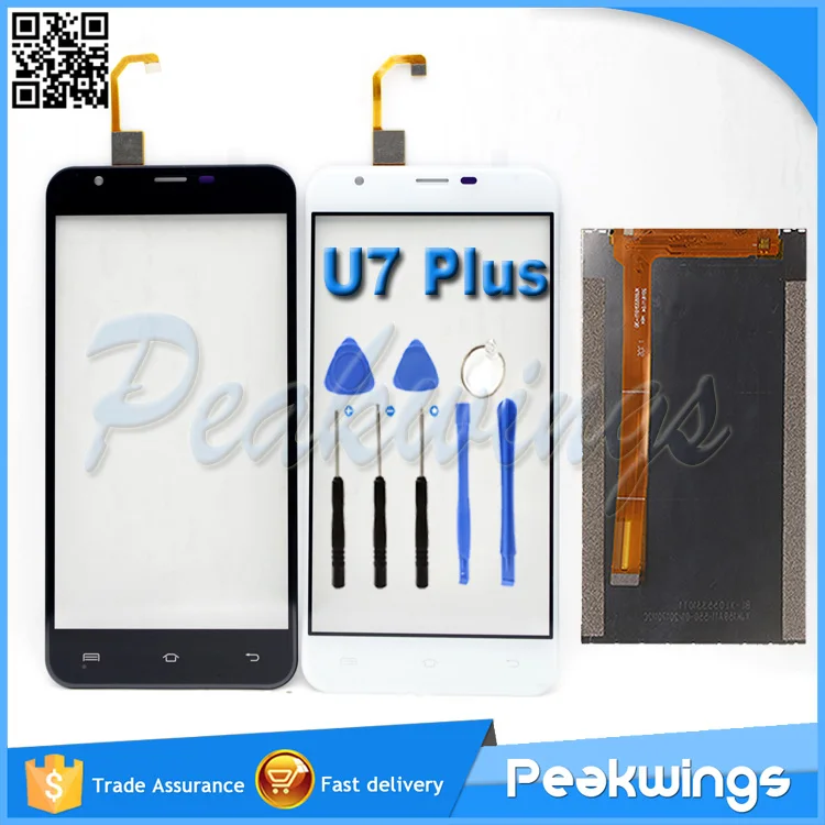 

5.5" LCD Display For OUKITEL U7 Plus LCD Screen With Touch Screen +3M Sticker+Tools+Track