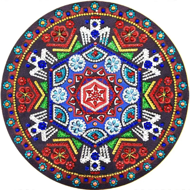 

Round Flower 5D Special Shaped Diamond Painting Embroidery Needlework Rhinestone Crystal Cross Craft Stitch Kit DIY