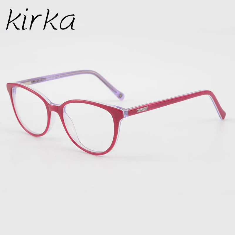 Kirka/детские оправы для очков, очки для мальчиков и девочек, защитные оправы, детские Студенческие круглые очки для детей от 2 до 13 лет - Цвет оправы: TK4005C2