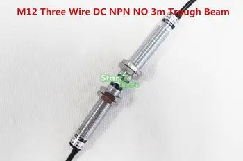 

Trough Beam M12 Three Wire DC NPN NO 3m Detection Distance Photoelectric Sensor Optical Sensor E3F1-3DN1.3L