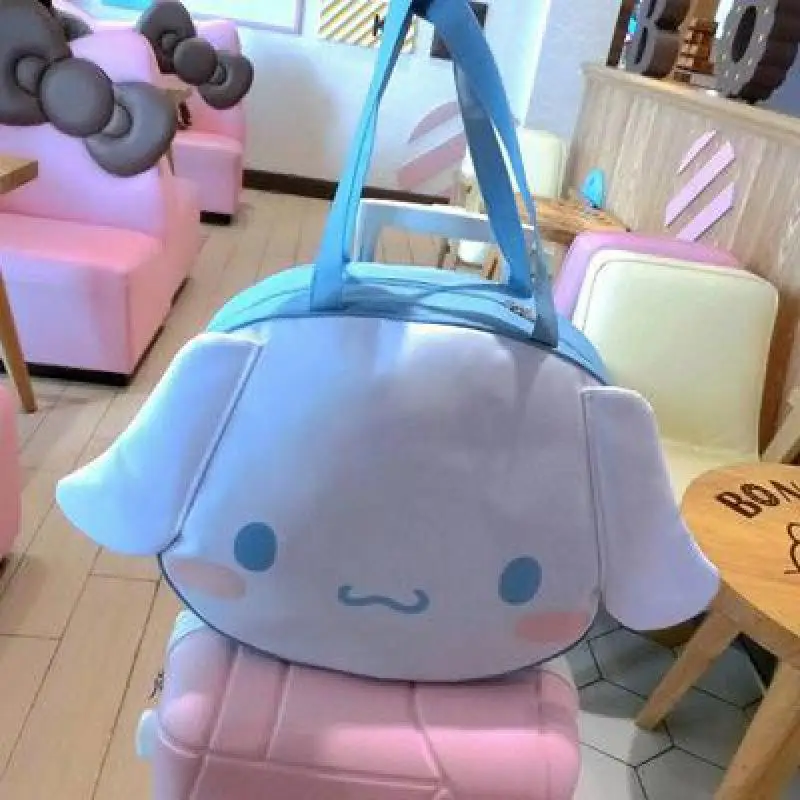 

Cute Cartoon Hello Kitty My Melody Big Ears Cinnamoroll Dog 3D Cartoon Backpack Handbag Travel bags Stuffed & Plush Bag Gifts
