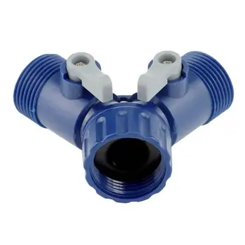 

Faucet Valve Part Shunt Switch Y Shape Control Valve Nozzle Connector Garden Irrigation System Water Tap Splitter