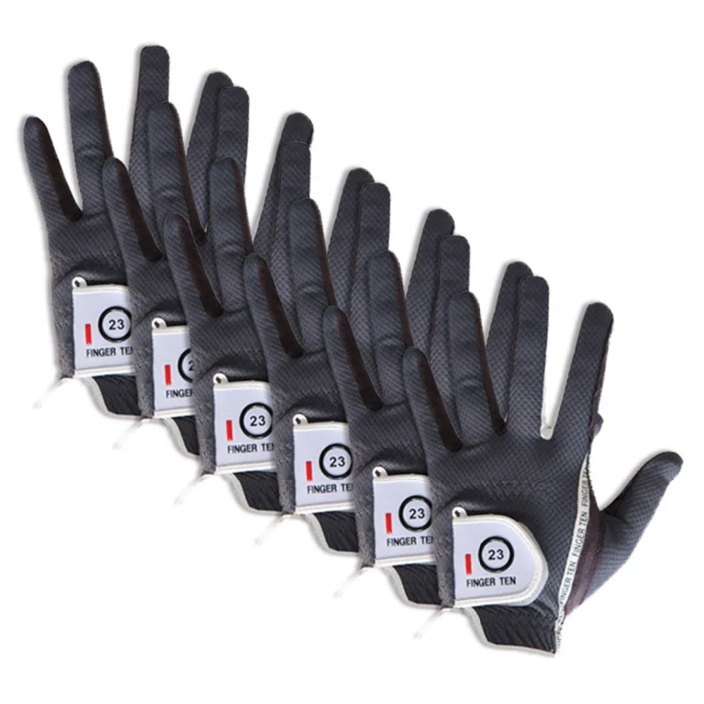 Golf Gloves Men Left Hand Right Value 6 Pack Soft Rain Grip Hot Wet Weather Lh Rh Size Fit XL Large Medium ML Finger Ten Golf Gloves Men Left Hand Right Value 6 Pack Soft Rain Grip Hot Wet Weather Lh Rh Size Fit XL Large Medium ML Finger Ten