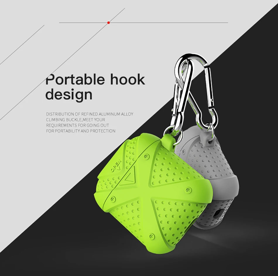 !ACCEZZ Bluetooth Wireless Earphone Case For AirPod Soft Cover Accessories For Apple Airpods Headphone Charger Box With Keychain (6)
