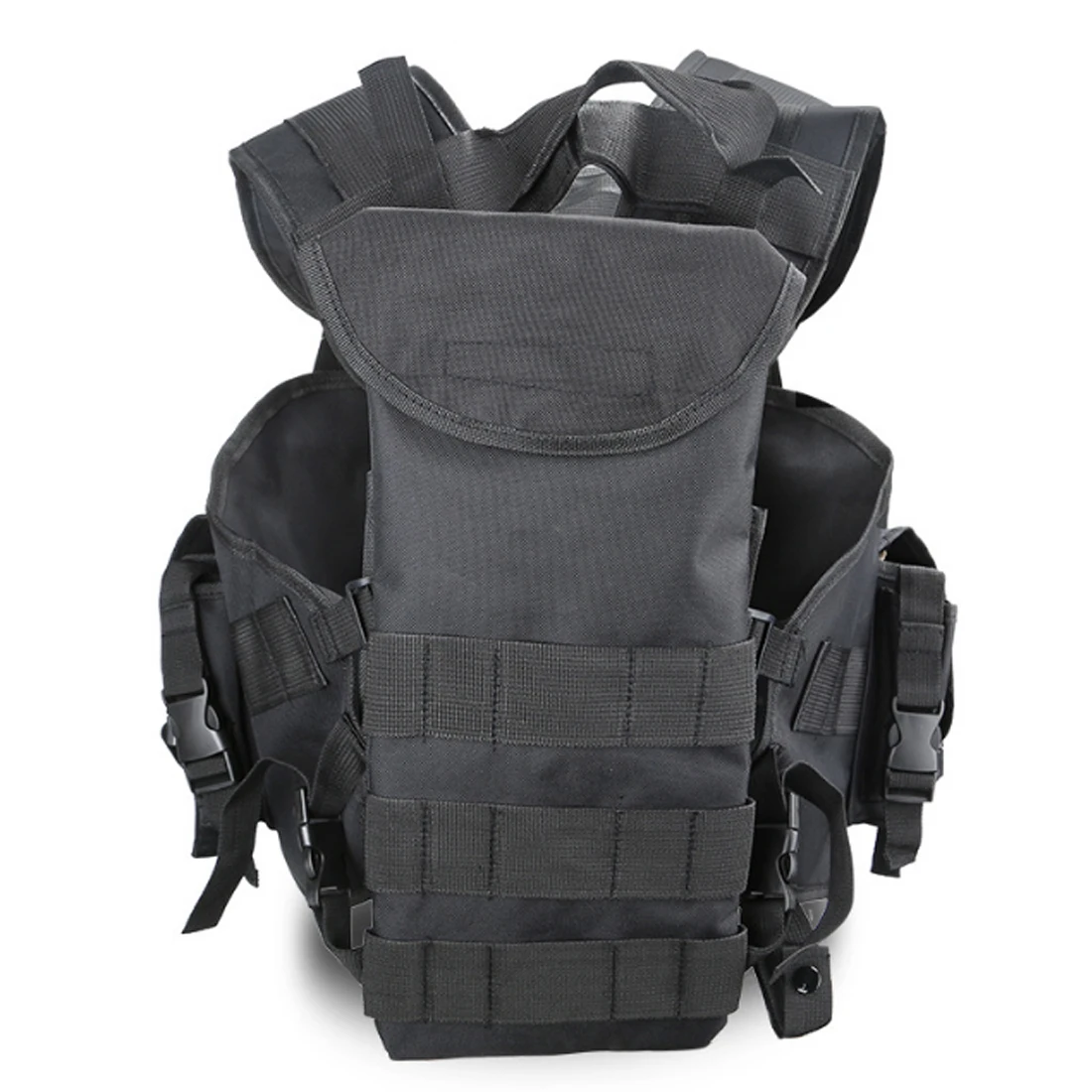 HS Quick Release Navy Seal Chest Rig тактическое несущее оборудование для 165-180 см людей-черный