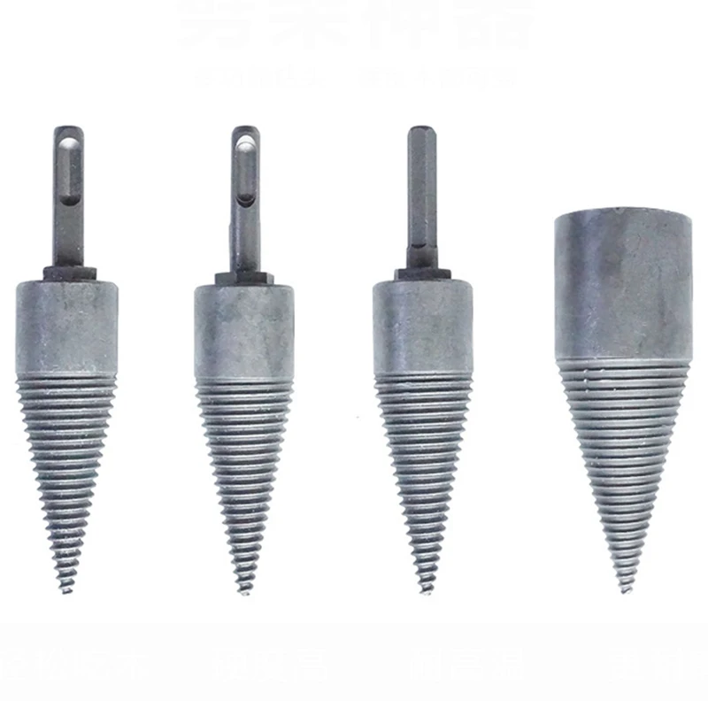 

Small Firewood Machine Drill Wood Reamer Punch Driver Drill Bit For Split Wood Cone Drilling Tools