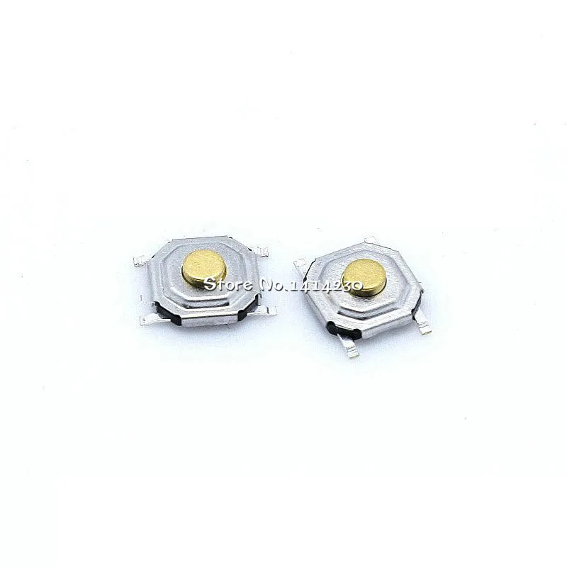 

10PCS 4*4*1.7mm 4x4x 1.7MM 4X4X1.7mm Tactile Push Button Switch Tact 4 Pin Switch Micro Switch SMD