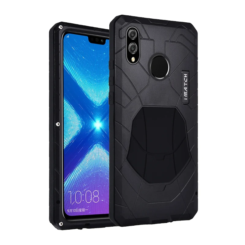 Original Phone Case For Huawei P30 P20 honor 8X 30 20 Pro Hard Aluminum Metal Protector Cover Heavy Duty Protection Shockproof