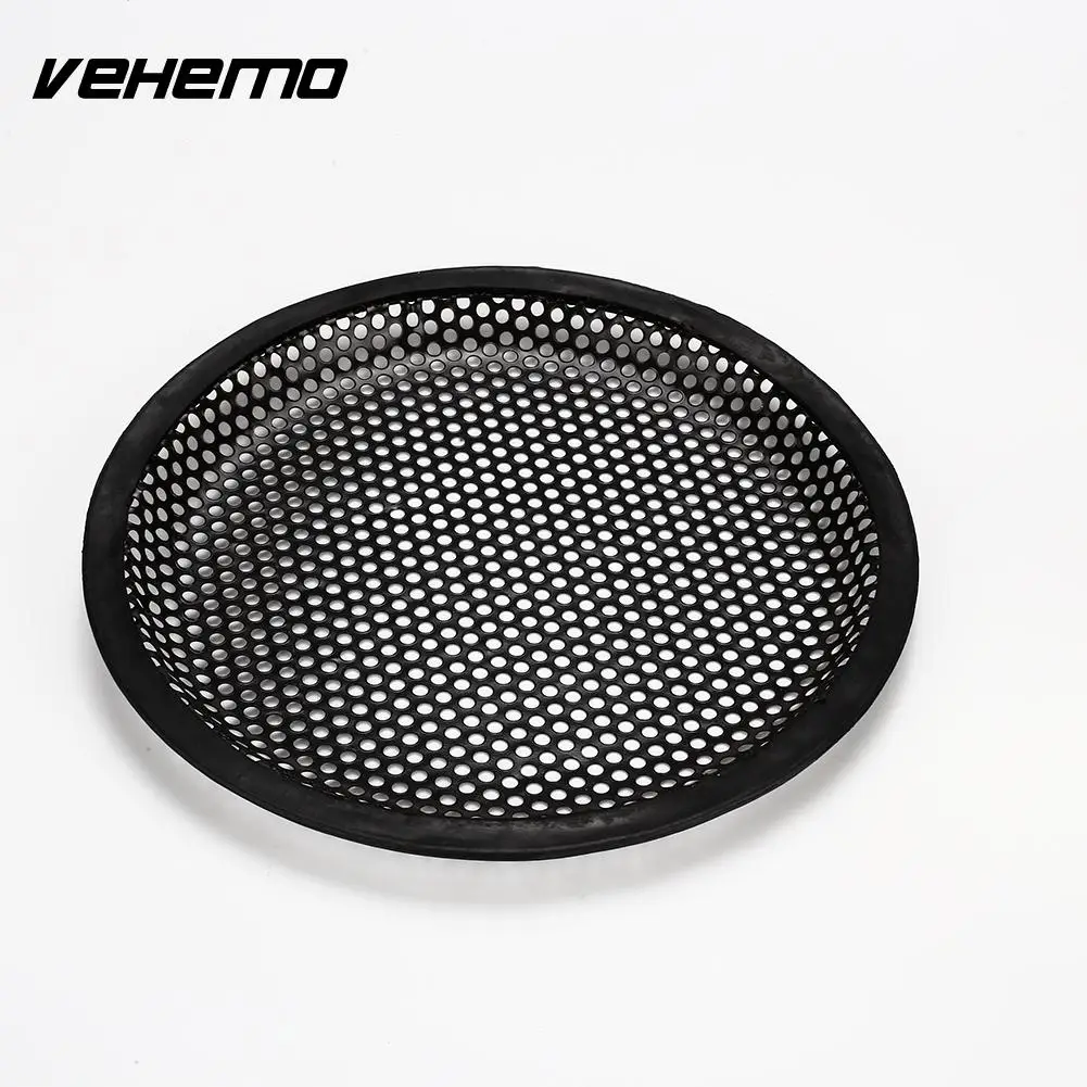 Vehemo автомобиля крышка сабвуфера Аудио Динамик покрытие автомобиля Динамик крышка для iphone 8/10/12 дюймов Гриль-1 шт. набор протектор Авто УП