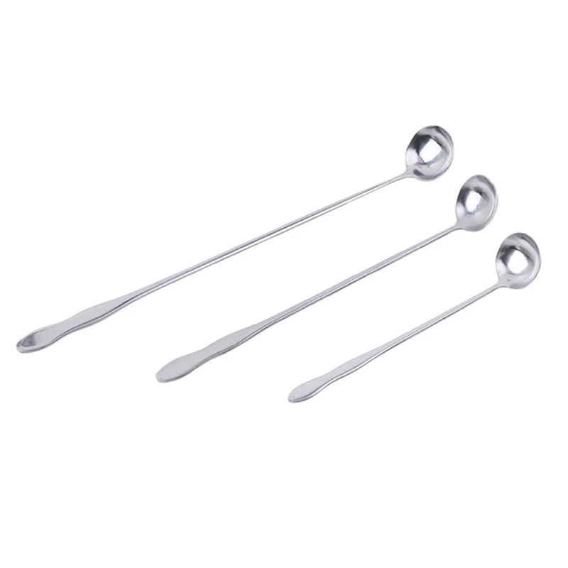 

Stainless Steel Long Handle Stir Coffee Spoon Ice Cream Dessert Spoon Kitchen Honey Spoon Kitchen Cooking Accessories