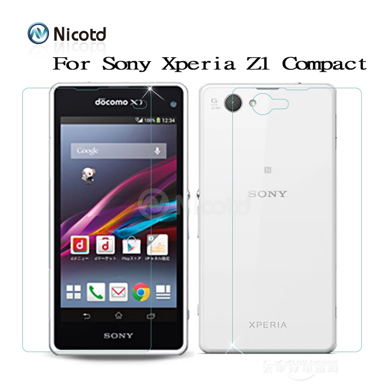 2 шт./лот 9H 0,3 мм 2.5D переднее+ заднее закаленное стекло для sony Xperia Z3 Compact Z1 Z2 Z4 Z5 Премиум Противоударная защита экрана