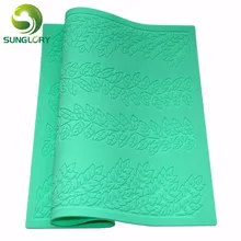 Cocina лист силиконовый коврик силиконовые формы помадка торт украшения инструменты кухня сахар Силиконовые Кружева Плесень DIY Ferramentas Боло