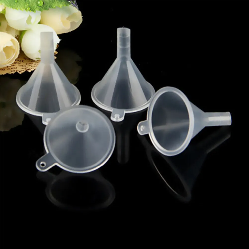 

5/10pcs Mini Transparent Funnel Hopper Kitchen Cozinha Cooking Accessories Gadgets Perfume Emulsion Packing Auxiliary Tool