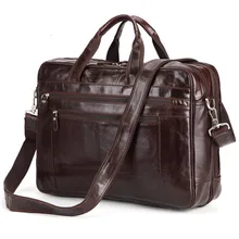 Новинка, двойная вместительная Мужская сумка из натуральной кожи, деловая мужская дорожная сумка, сумка для досуга, подходит для ноутбука 17 дюймов, PR088137