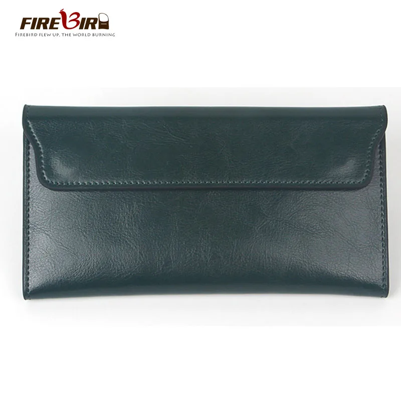 

2017 Genuine Leather Women Wallet Long Purse Vintage Solid Cowhide multiple Cards Holder Clutch Fashion Standard Wallet FN185