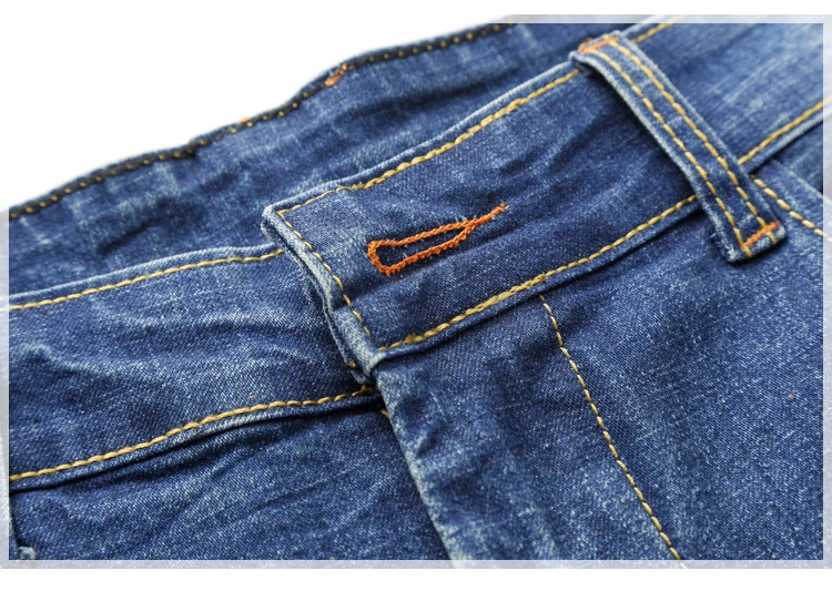 44 46 48 плюс размер мужские джинсовые шорты 2019 летние новые стильные модные повседневные эластичные рваные джинсы Мужская брендовая одежда