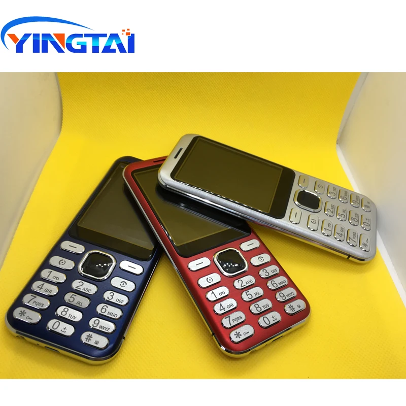 Oringinal new model YINGTAI S1 Ultra-thin Metal Plating Dual SIM Curved Screen Feature Mobile phone Bluetooth Business Cellphone