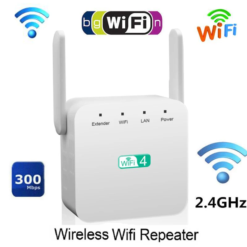 

Wireless Long Range WiFi Repeater wifi Extender 300Mbps Wi-Fi Signal Amplifier 802.11N/B/G wi fi Booster wifi range Extender