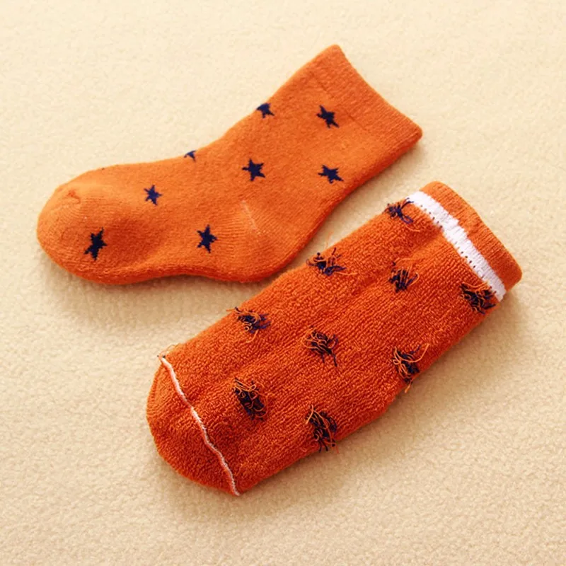Star Kids Socks Infant Thick Clothes Warm Unisex Sock Autumn Winter Apparel Comfort Toddler Prop Children Clothing Free Shipping (7)