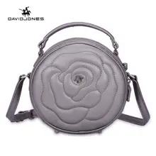 Женские Сумки из искусственной кожи, женские сумки-мессенджеры, маленькие женские сумки на плечо с цветами, брендовая круглая сумка для девочек, Прямая поставка