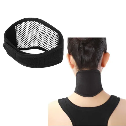 Care Tourmaline Far Infrared Ray Spontaneous Heating Belt Pain Relief Neck Cervical Vertebra Magnetic Therapy Massager