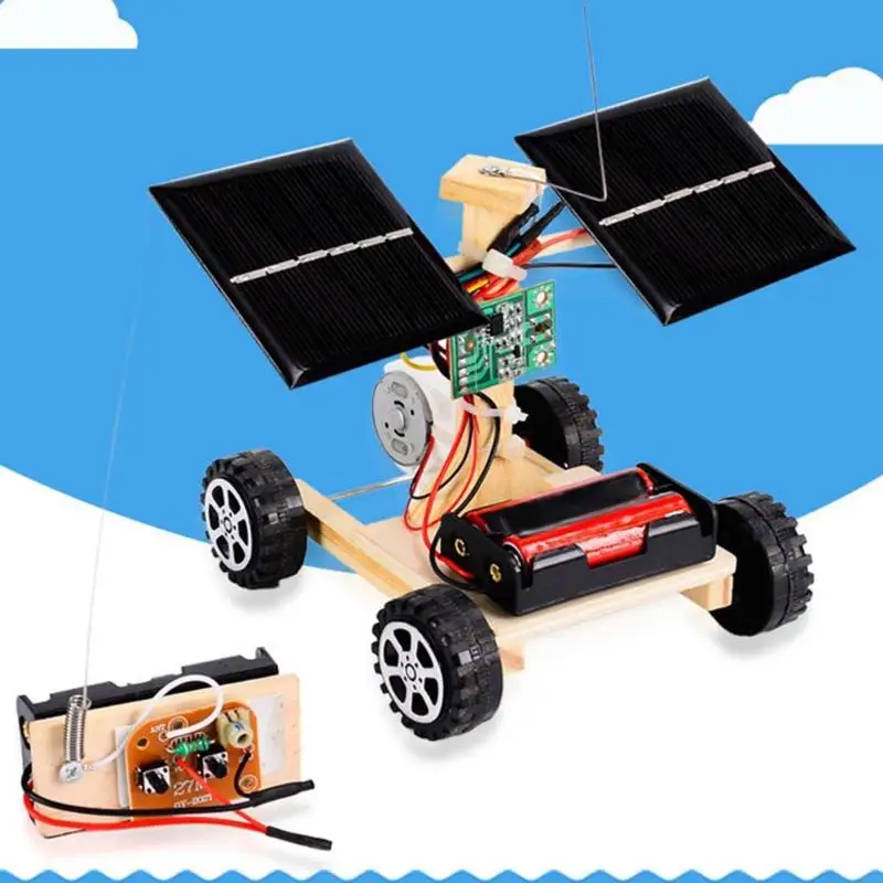 

DIY Solar Car Toy Scientific Education Toys Kids Intelligence Developing Gifts Wireless Remote Control Vehicle Model Assembly
