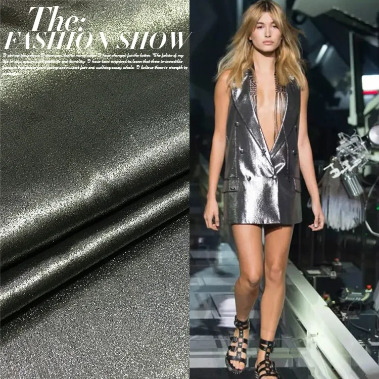 

160cm fashion jacquard fabric meter crisp glossy dress coat diy fabric wholesale high quality jacquard cloth 3 colors